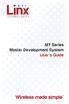 MT Series Master Development System User's Guide