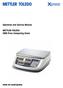 Operation and Service Manual. METTLER TOLEDO XRM Price Computing Scale.
