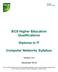 BCS Higher Education Qualifications. Diploma in IT. Computer Networks Syllabus