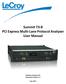 Summit T3 8 PCI Express Multi Lane Protocol Analyzer User Manual