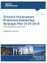 Critical Infrastructure Protection Committee Strategic Plan