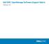 Dell EMC OpenManage Software Support Matrix. Version 9.1