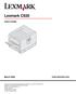 Lexmark C920. User s Guide.  March 2005