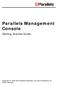 Parallels Management Console