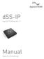 dss-ip Manual digitalstrom Server-IP Operation & Settings
