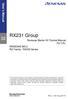 Renesas Starter Kit Tutorial Manual For CS+ RENESAS MCU RX Family / RX200 Series
