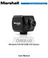 Broadcast A/V Division CV502-U3. Miniature Full-HD (USB 3.0) Camera. User Manual