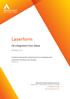 Laserform. C# Integration Fact Sheet. Version 2.0. A step by step guide explaining how to integrate with Laserform Desktop and Intranet.