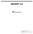 GEOSOFT 2.0. User Manual