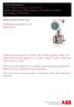 2600T Series Pressure Transmitters Safety Manual for 266 Pressure Transmitters Certified according to IEC61508