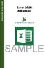 Excel 2016 Advanced SAMPLE