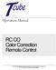RC CO Color Correction Remote Control