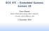 ECE 471 Embedded Systems Lecture 23