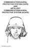 COMMUNICATIONS/AURAL PROTECTIVE SYSTEM (ACAPS) AND ARTILLERY COMMUNICATIONS/AURAL