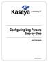 Configuring Log Parsers Step-by-Step Quick Start Guide September 10, 2009