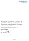 Avigilon Control Center 5 System Integration Guide. with S2 NetBox. INT-S2-B-Rev2