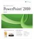 PowerPoint 2010: Basic Student Manual