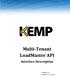 Multi-Tenant LoadMaster API