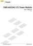 TWR-ADCDAC-LTC Tower Module User's Manual Rev. 0