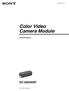 Color Video Camera Module