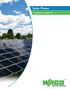 Solar Power. Industry Solutions