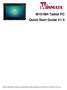 M101M4 Tablet PC Quick Start Guide V1.0