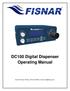 DC100 Digital Dispenser Operating Manual