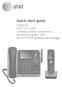 Quick start guide. TL86109 DECT line corded/cordless telephone/ answering system with