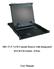 1RU 17.3 LCD Console Drawer with Integrated DVI KVM Switch - 8 Port User Manual