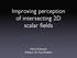 Improving perception of intersecting 2D scalar fields. Mark Robinson Advisor: Dr. Kay Robbins