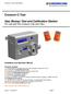 Gas (Bump) Test and Calibration Station For use with the Crowcon Clip and Clip+