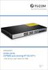 Data Center & Cloud Computing DATASHEET. S T4S (24*RJ45 auto-sensing+4*10g SFP+) 1GbE Access Layer Switch for SMB
