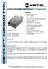 PRODUCT INFORMATION. MCP7870 USB THERMAL PRINTER Series. Features