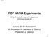 PCP NAT64 Experiments