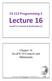 CS 112 Programming 2. Lecture 16. JavaFX UI Controls & Multimedia (1) Chapter 16 JavaFX UI Controls and Multimedia