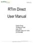 RTIm Direct User Manual