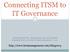 Connecting ITSM to IT Governance