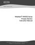 WebAlert WA500 Series Process Monitor Instruction Manual