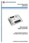 DPG-23XX-00X Digital Controllers. Technical Manual (Revision G) Original Instructions