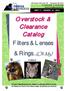 Overstock & Clearance Catalog