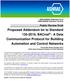 Proposed Addendum bn to Standard , BACnet - A Data Communication Protocol for Building Automation and Control Networks