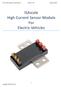 ISAscale High Current Sensor Module For Electric Vehicles