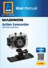 User Manual. Action Camcorder with HD resolution. Product Info + VIDEO. Spend a little Live a lot.