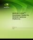 NVIDIA CUDA TM Developer Guide for NVIDIA Optimus Platforms. Version 1.0