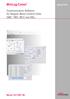 MiniLog-Comm. Communication Software for Stepper Motor Control Units OMC, TMC, MCC and IXE. Manual 1237-A007 GB. Status