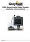 5000 Series Audio/Video System Installation & Service Manual