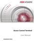 Access Control Terminal. User Manual UD.6L0206D1135A01