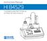 Instruction Manual HI Titratable Acidity Mini Titrator & ph Meter for Dairy Products