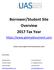Borrower/Student Site Overview 2017 Tax Year