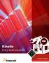 Kinetis Entry-level solutions. freescale.com/kinetis